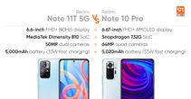Redmi Note 11T 5G vs Redmi Note 10 Pro: which sub-Rs 20,000 phone should you buy?