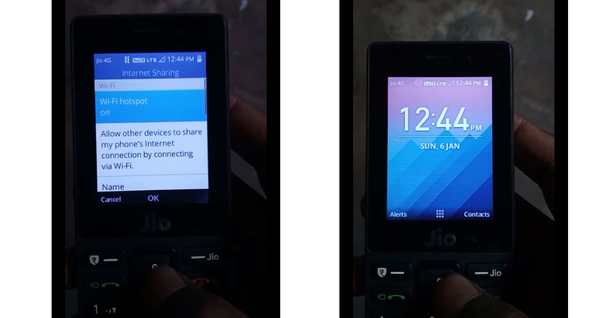 Jio Phone hotspot feature under testing how Jio Phone WiFi hotspot