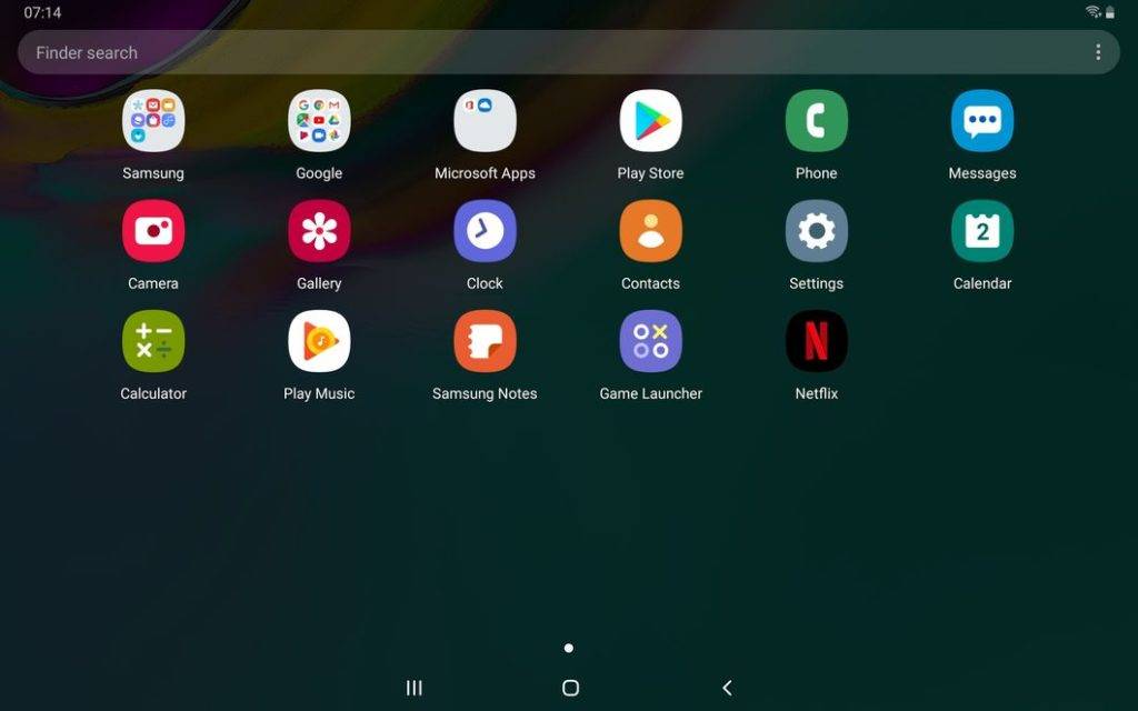 galaxy tab s5e one ui 2.5