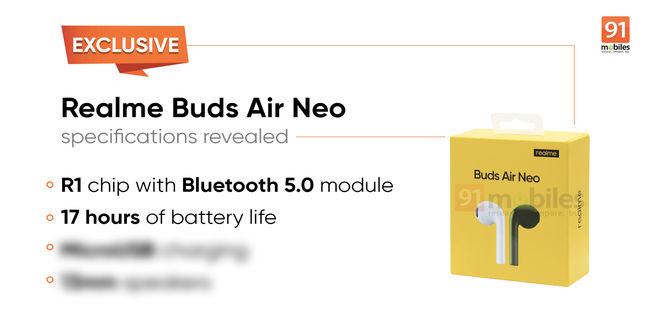 Realme Buds Air Neo specs