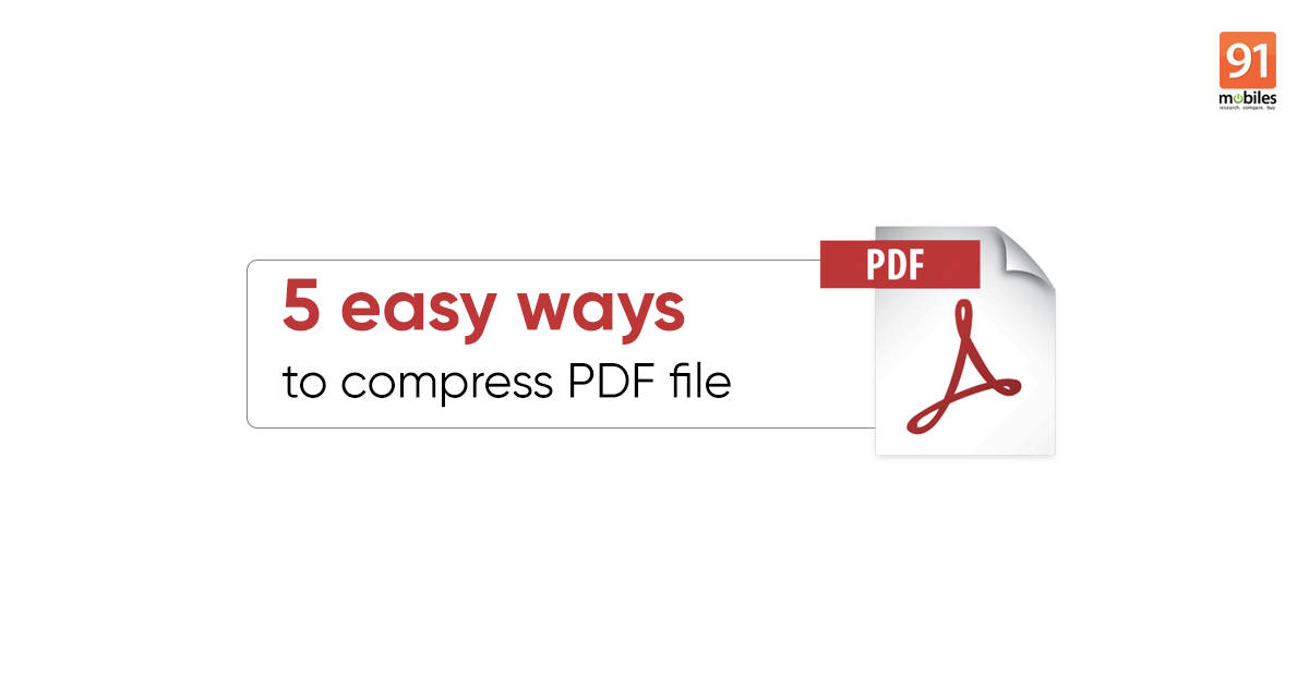 Compress PDF - Reduce PDF size without losing quality