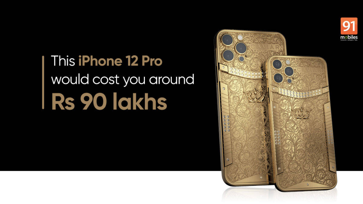 This Iphone 12 Pro Model Costs A Whopping Rs 90 Lakhs 91mobiles Com