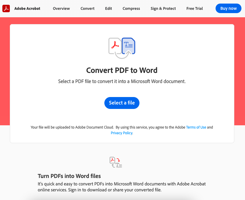 PDF to Word converter How to convert PDF to DOC for free on desktop