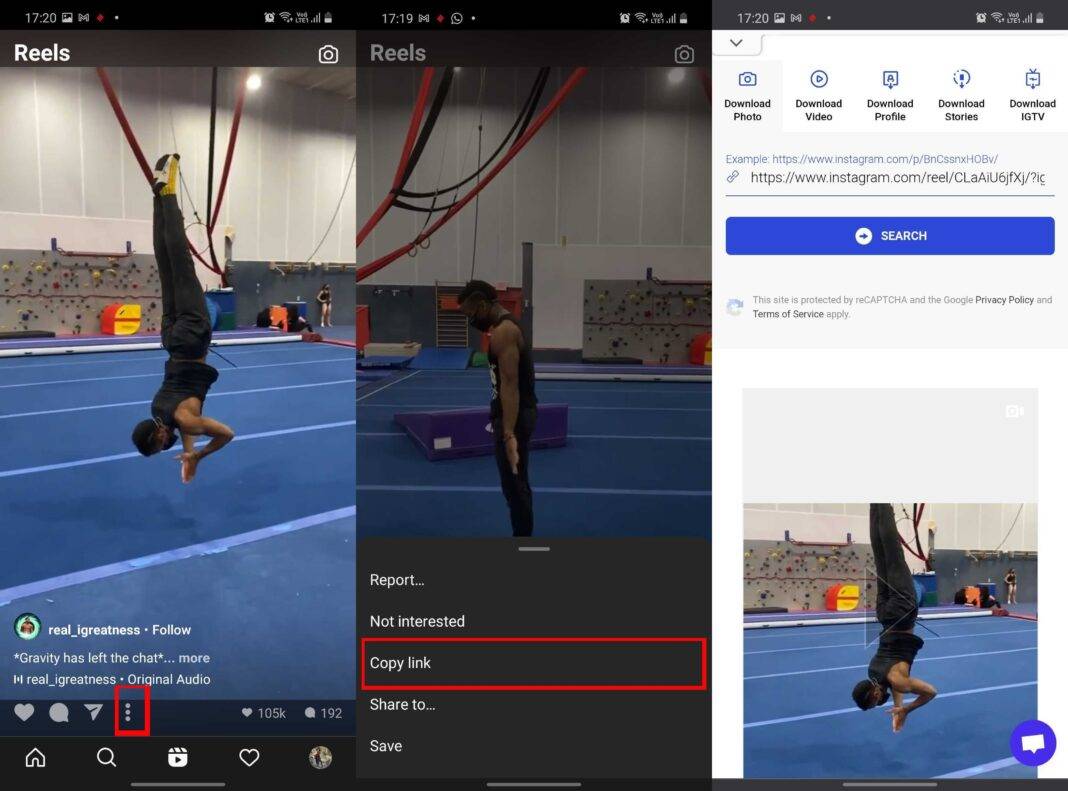 Instagram reels download how to download reels from instagram for