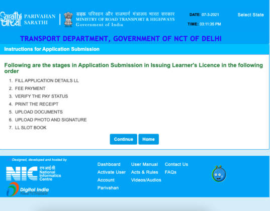 How to apply for driving licence