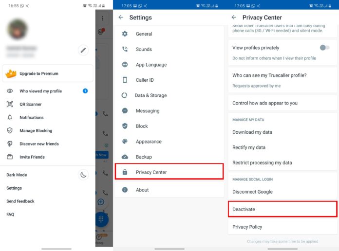 Truecaller How to change name in Truecaller and delete account