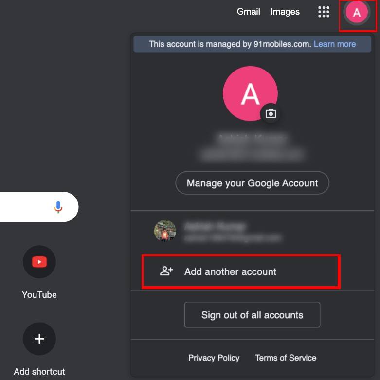 Gmail Login to Multiple accounts: How to login to another Gmail account or with a new account - Smartprix