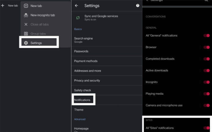 Here’s how you can stop websites from sending annoying notification