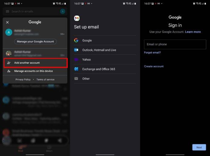 how to add another yahoo account on iphone