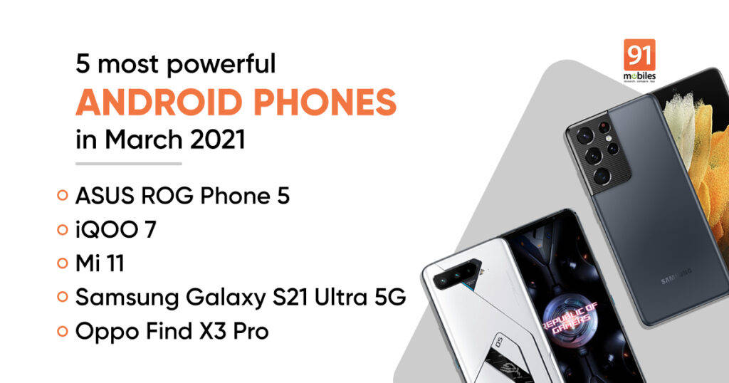 These were the 5 most powerful Android phones in March 2021