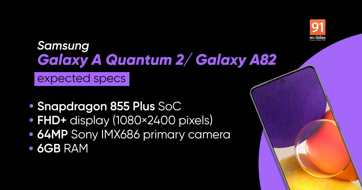 Samsung Galaxy A Quantum 2 Aka Galaxy A82 5g Specs Appear On Google Play Console Listing