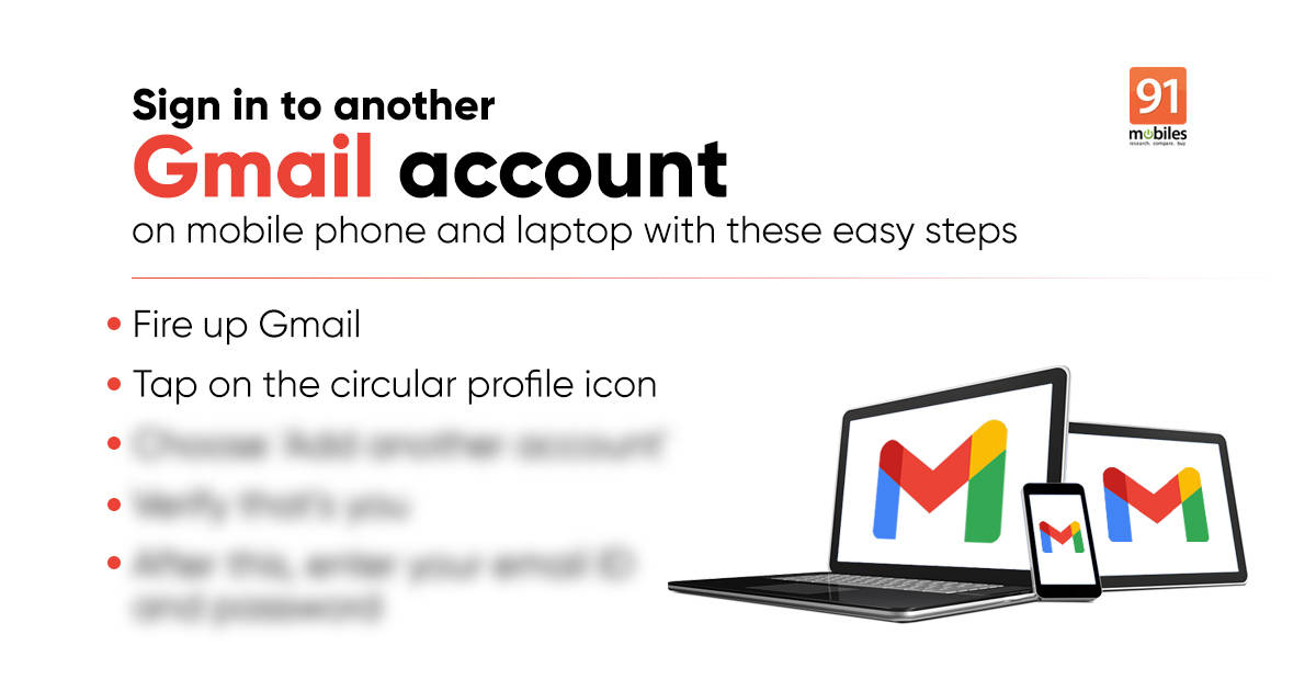 Gmail login as different user: How to login to Gmail with new account