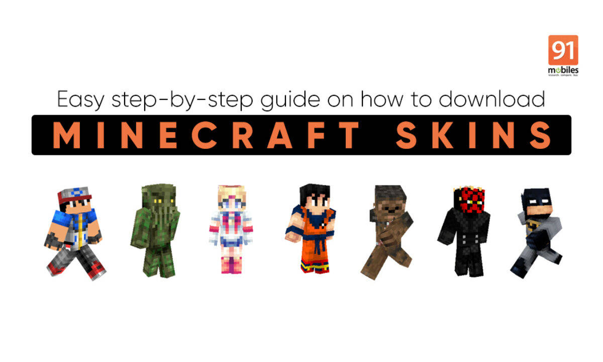 Minecraft skin download: How to download Minecraft skins, change them, and  more | 91mobiles.com