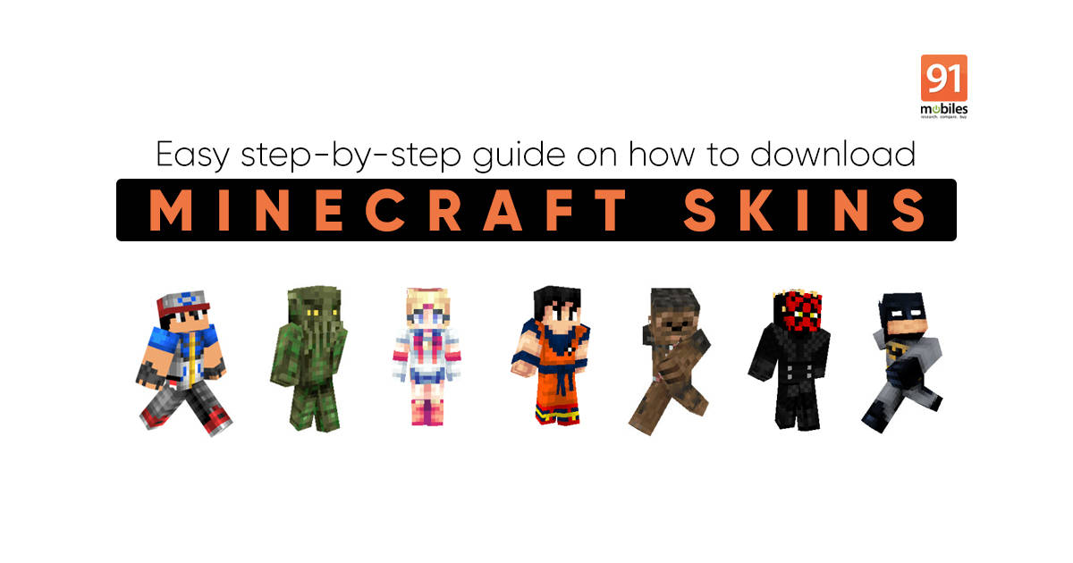 Preguntar Cadena diferente a Minecraft skin download: How to download Minecraft skins, change them, and  more | 91mobiles.com