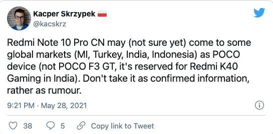 Redmi Note 10 Pro