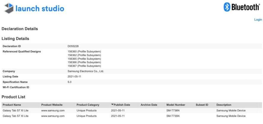 Samsung_Galaxy_Tab_S7_XL_Lite_Bluetooth_SIG_certification_02