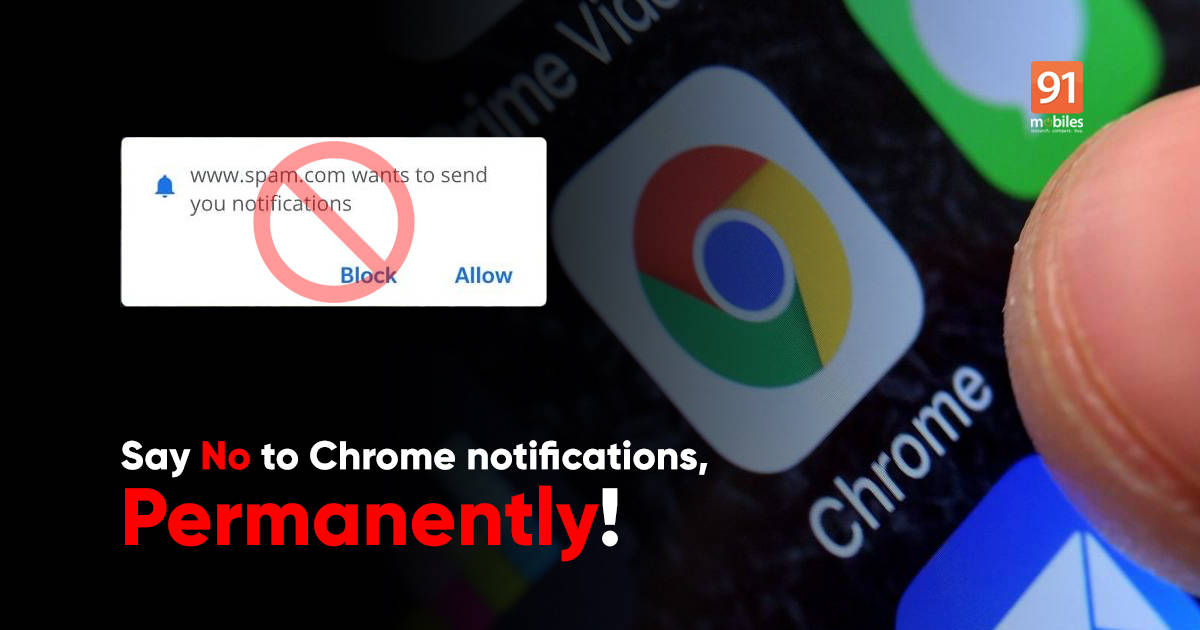 Here’s how you can stop websites from sending annoying notification prompts in Google Chrome