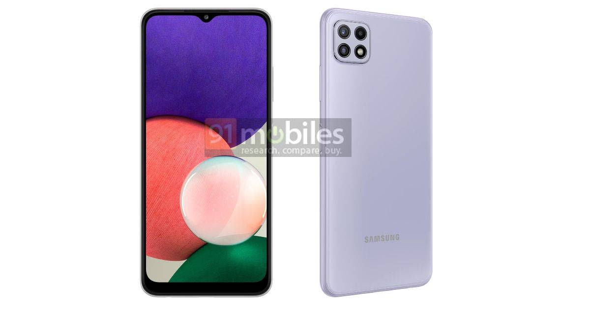 [Exclusive] Samsung Galaxy A22 5G, Galaxy A22 4G renders and specifications revealed