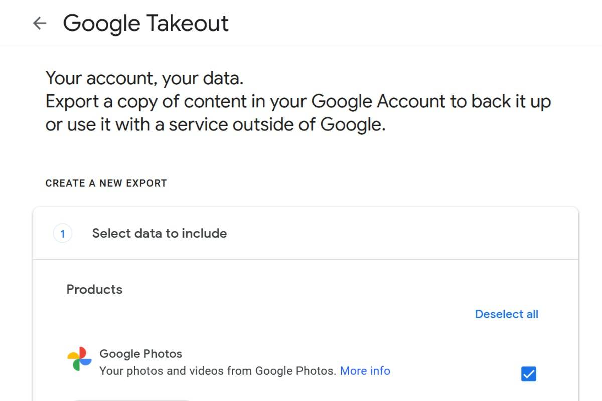 Google Photos download