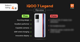 iQOO 7 Legend review: a complete package