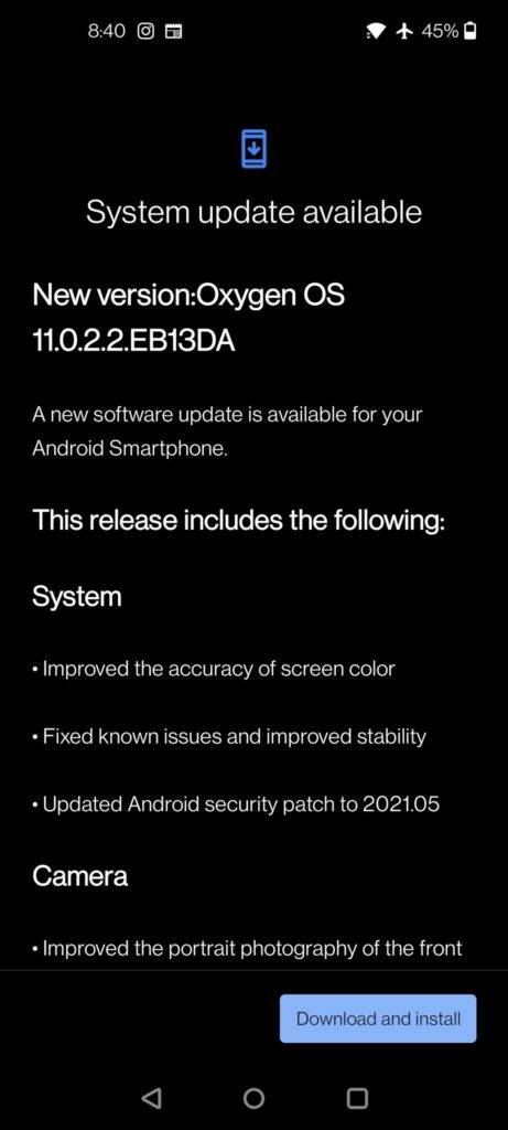 OnePlus_Nord_CE_5G_software_update_Oxygen_OS__11_0_2_2