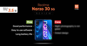 Realme Narzo 30 5G review: a decent option, but one we`ve seen before