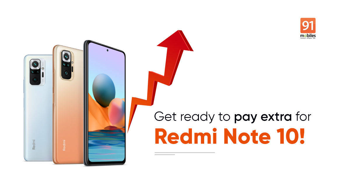 Redmi Note 10 6GB+128GB variant’s price in India hiked by Rs 500 yet again: check new price, specifications