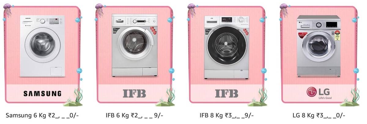 Best Deals on Washing Machine on Amazon Prime DAy