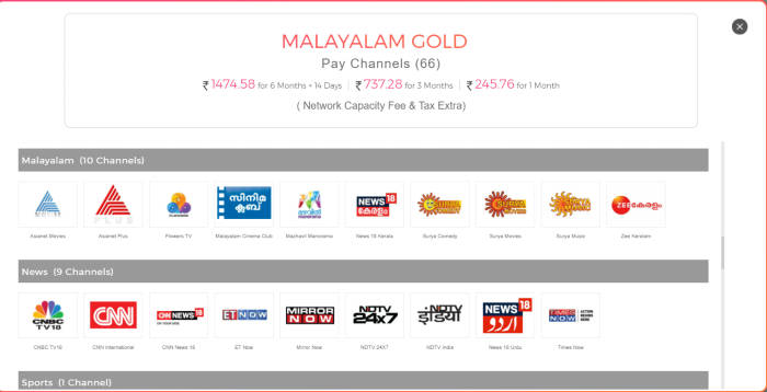 Malayalam Gold HD