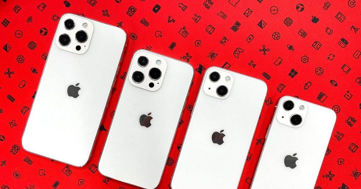 iPhone 13 series dummies and cases leaked for all four models