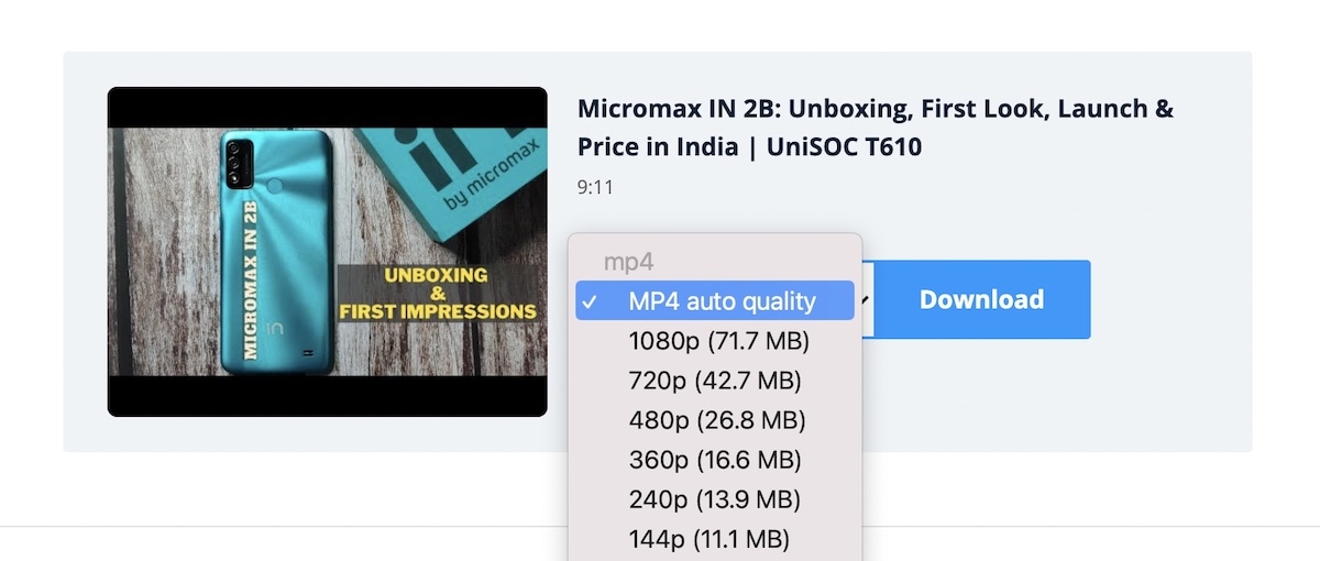 Downloading YouTube videos using MP3NOW - 3