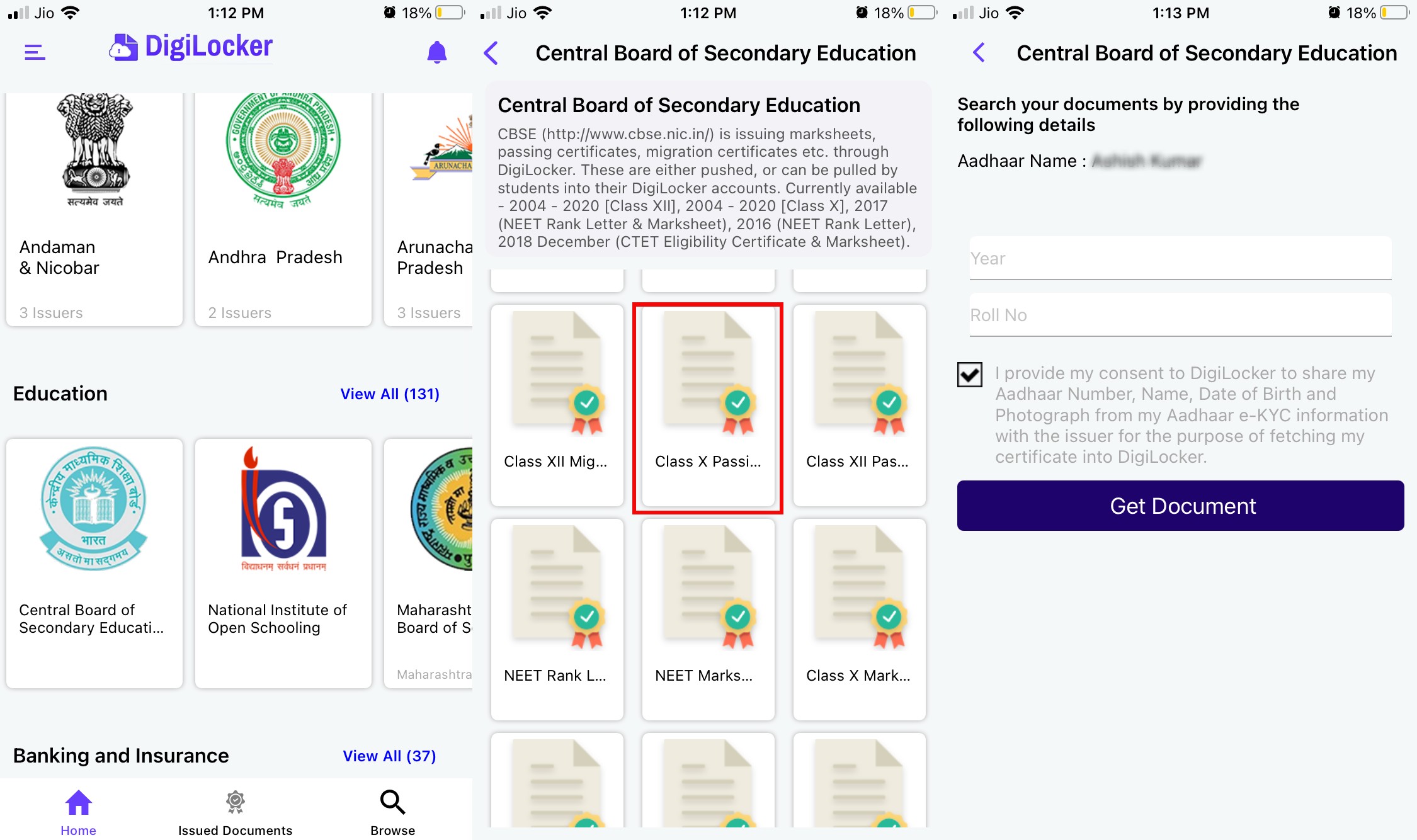 How to check class 10th result using Digilocker app (1)