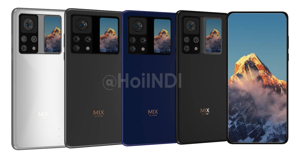 Mi MIX 4 live images reveal in-display selfie camera placed in the middle of the frame