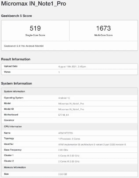 Micromax In Note 1 Pro