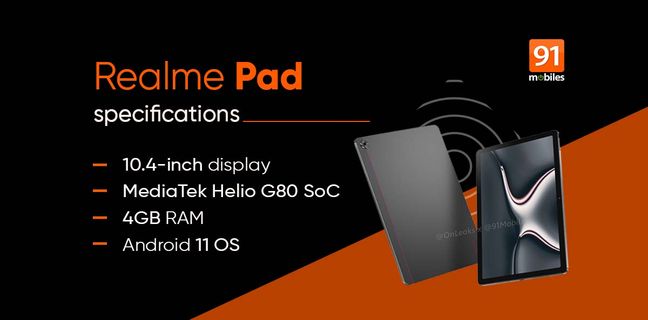 Realme Pad specs