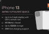Apple iPhone 13 series colour and storage options spotted on Ukrainian website ahead of launch