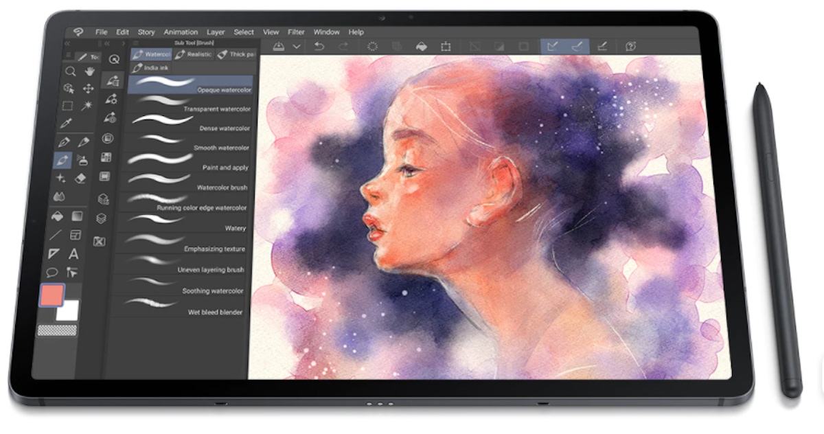 Samsung Galaxy Tab S7 FE - pencil