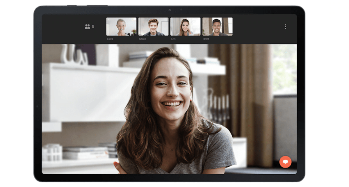 Samsung Galaxy Tab S7 FE - video calling