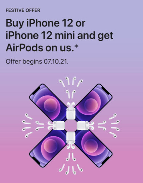 Get Free Apple Airpods On Buying Iphone 12 And Iphone 12 Mini Here S How 91mobiles Com