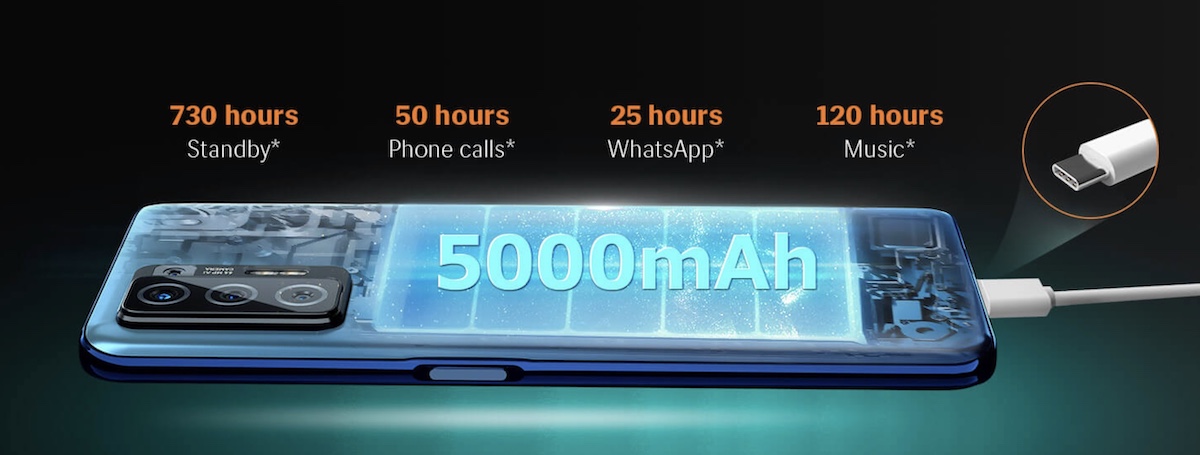 Lava Agni 5G battery
