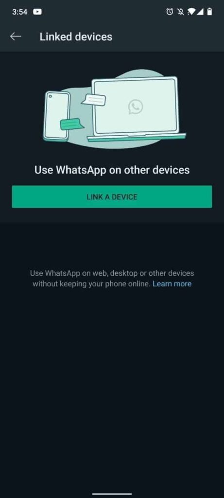 how to link whatsapp device without qr code
