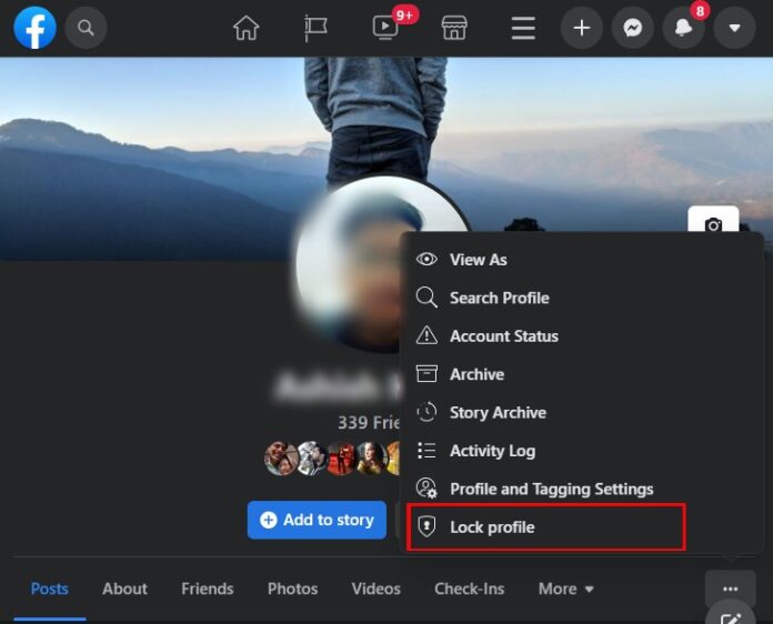 How to lock your Facebook profile from strangers via Android mobile
