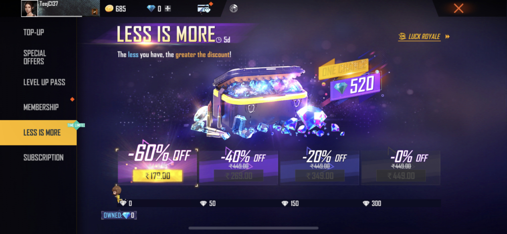 Free Fire diamonds