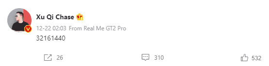 Realme GT 2 Pro resolution