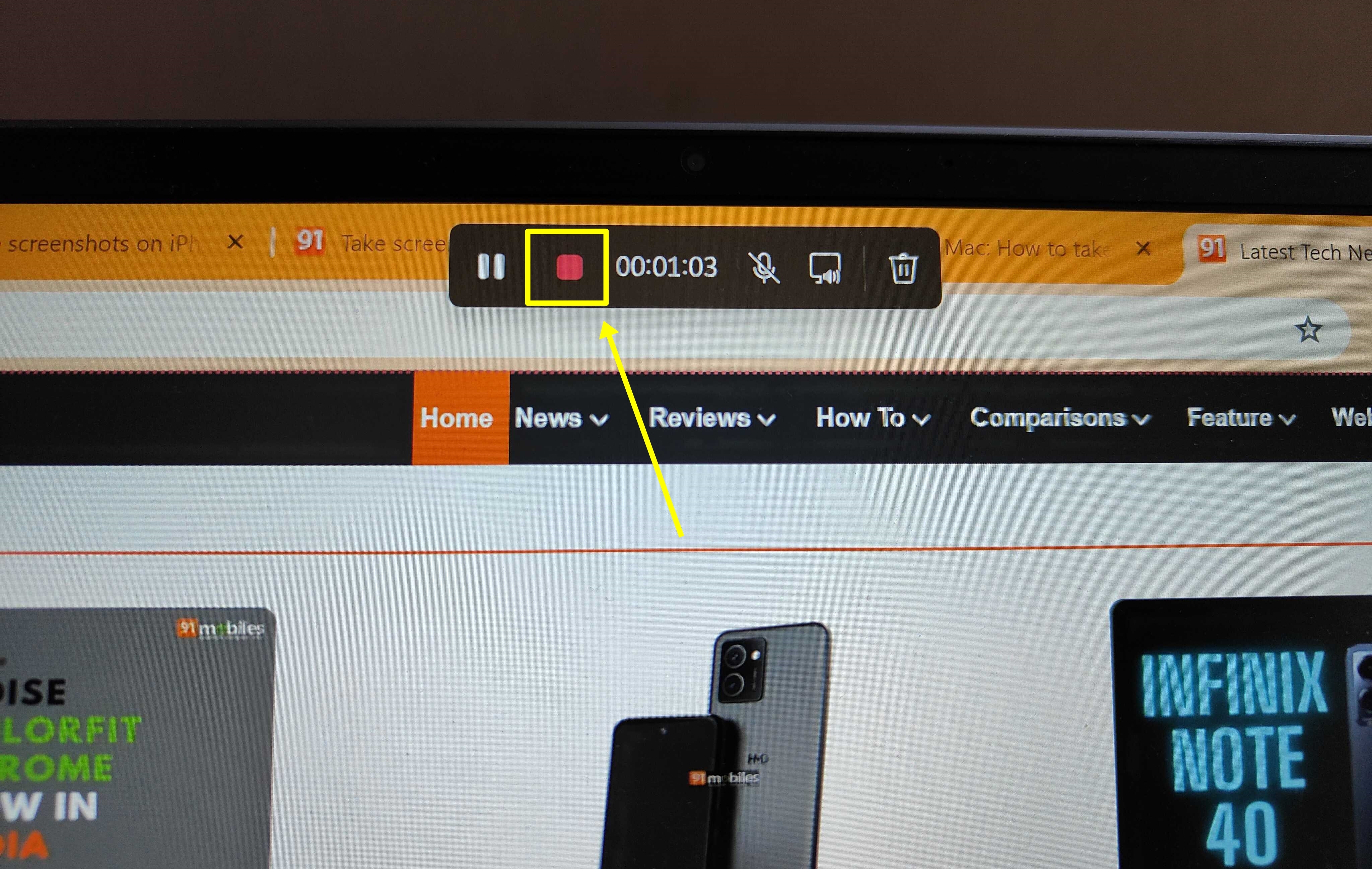 Record your screen in Windows 11 using Snipping Tool