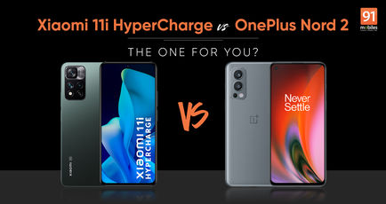 Xiaomi 11i HyperCharge vs OnePlus Nord 2: real-life comparison