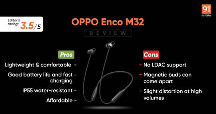 OPPO Enco M32 review: covering the bass