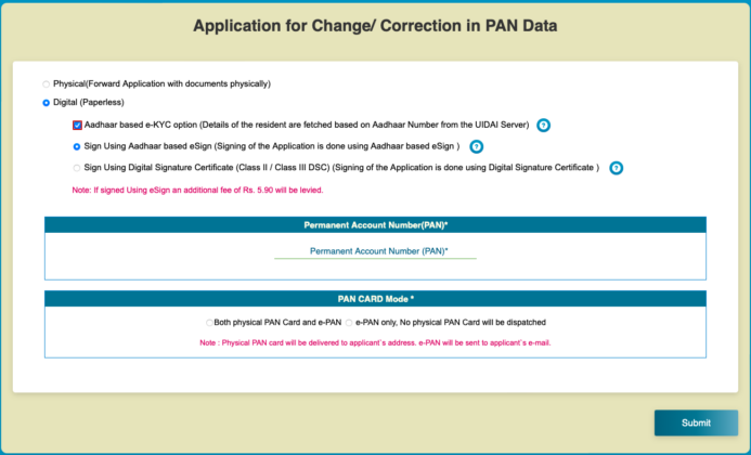 PAN Card Name Change How To Change Name In PAN Card Online 91mobiles