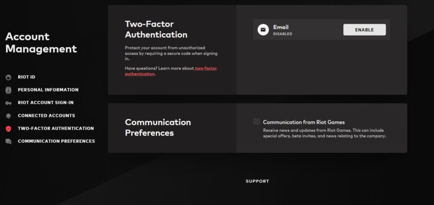 Riot games adds multi factor authentication how to enable multi factor authentication in 