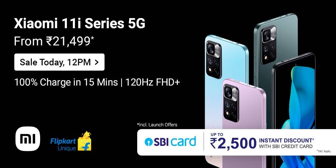 Xiaomi 11i series first sale